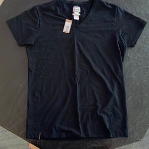 Diesel black v neck t shirt.  Mens xl. New with tags